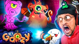 PIGGY GOOZY Thanksgiving Gurkey Update  Lights Out Mode FGTeeV Fan Art Gameplay 4 [upl. by Ahsekyw318]