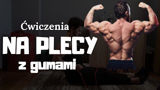 5 ĆWICZEŃ NA PLECY Z GUMAMI [upl. by Najib]