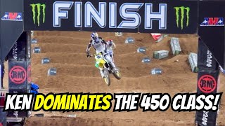 Ken Roczen Glendale Supercross Highlights  450 SX Main Event [upl. by Ahsinehs274]