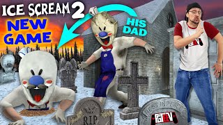 ICE SCREAM 2 Chunky Kid Cemetery Chase  FGTEEV is in the NEW GAME [upl. by Yruj]