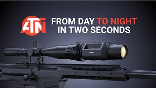 ATN TICO LT  Thermal ClipOn Sight  From Day To Night In Two Seconds [upl. by Yur798]