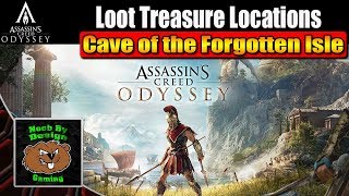 Assassins Creed Odyssey  Cave of the Forgotten Isle  Loot Treasure Locations [upl. by Naraj]