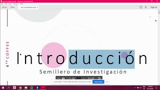 ¿Cómo hacer la introducción en nuestro proyecto de investigación [upl. by Awjan11]