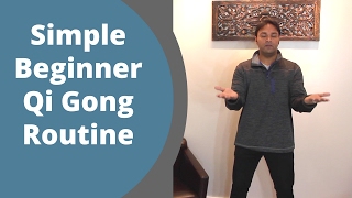 Simple Beginner Qi Gong With Jeffrey Chand [upl. by Deehahs]