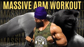 Massive Arms Workout Video II Biki Singh [upl. by Carmon327]