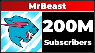 MrBeast  200M Subscribers [upl. by Nananne224]