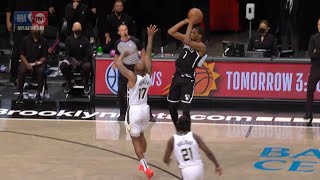 Kevin Durant saves the Nets 😲 Bucks vs Nets Game 7 [upl. by Karlyn]