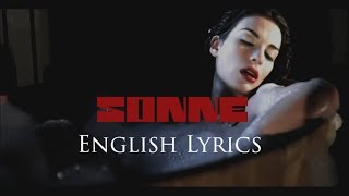 RAMMSTEIN quotSonnequot English Lyrics HD [upl. by Forta]