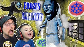 GRANNY gets FROZEN Oh Snap Freeze Trap FGTEEV Feeds Crow Grannys Head [upl. by Latyrc]