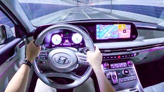 2023 Hyundai Palisade Calligraphy POV Night Drive [upl. by Nowahs]