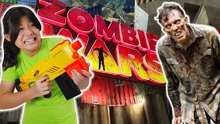 PERANG VS ZOMBIE  TAKUT GA  Vlog Lucu  CnX Adventurers [upl. by Allsun]