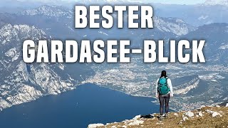 Bester Blick auf den Gardasee Leichte Wanderung auf den Monte Altissimo Teil des Monte Baldo [upl. by Linzy678]