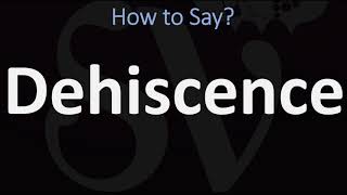 How to Pronounce Dehiscence CORRECTLY [upl. by Yerffoeg]