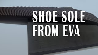 Shoe Sole from EVA foam  Color it for Sneakers [upl. by Rennie]