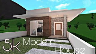 BLOXBURG 5K MODERN STARTER HOUSE  NOGAMEPASS [upl. by Rainwater854]