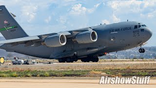 USAF C17 Globemaster III Capabilities Demo [upl. by Omar75]