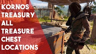 AC Odyssey Kronos Treasury All Treasure Chest Locations [upl. by Irwin144]