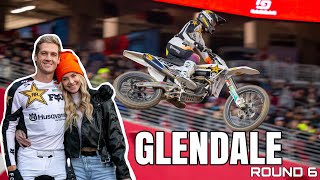 GLENDALE SUPERCROSS  Christian Craig Round 6 Vlog 2024 [upl. by Aner687]