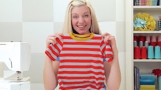 How to sew a Tshirt for kids and adults [upl. by Dirtsa894]