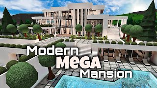 BLOXBURG MODERN MEGA MANSION TOUR [upl. by Nodab]