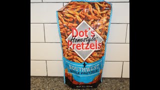 Dot’s Homestyle Pretzels Southwest Style Pretzels Review [upl. by Zelda]