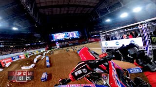 GoPro Ken Roczen Wins 2020 Glendale Supercross Triple Crown  Main Event 1 amp 3 Highlights [upl. by Sansen901]