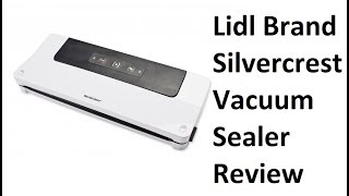 LIDLl silvercrest vacuum sealer for sous vide and food storage review [upl. by Eniluj]