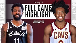 Brooklyn Nets vs Cleveland Cavaliers FULL GAME HIGHLIGHTS  NBA on ESPN [upl. by Bullion]