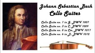 Johann Sebastian Bach  Cello suites in 432 Hz great for reading or studying [upl. by Eciralc]