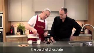 How to make a hot chocolate using an aerolatte milk frother [upl. by Chiang]