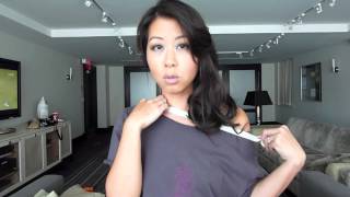 How to Cut the Perfect OfftheShoulder TShirt [upl. by Lars]