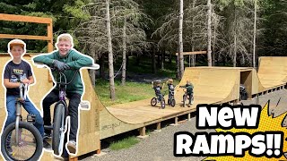 Ryken’s NEW Backyard Ramps [upl. by Faires417]