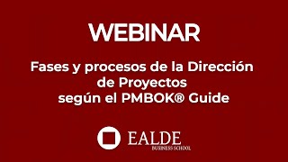 Fases y procesos de la Dirección de Proyectos según el PMBOK® Guide [upl. by Zsuedat]