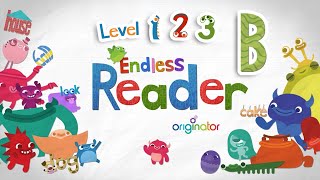 Endless Reader Letter B  Sight Words BABY BE BEST BIG BLUE BUT BY   Originator Games [upl. by Perr]