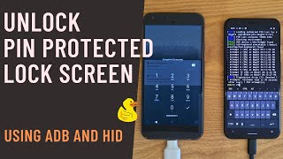 How to unlock PIN protected Android device using ADB and HID method  Brute force  Rubber Ducky [upl. by Ah]