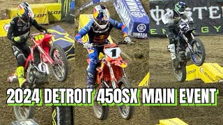 2024 Detroit 450 SX Main Event [upl. by Okkin]