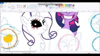 speedpaint  MLP Creepypasta Ponies [upl. by Eiveneg]