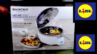 lidl hot air fryer silvercrest review and demonstration [upl. by Zildjian]