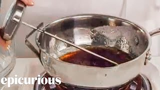 How to Caramelize Sugar  Epicurious [upl. by Ellezaj]