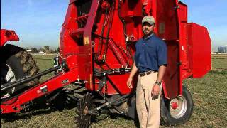 Massey Ferguson 1745 Round Baler [upl. by Assetal]