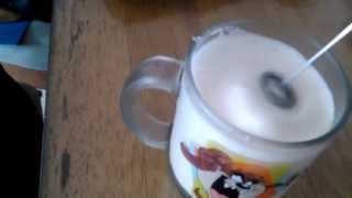 Aerolatte Review Frothing Cold Milk In Under 1 Minute [upl. by Rifkin]