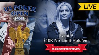 US Poker Open 2021  Event 9 10000 No Limit Holdem Final Table [upl. by Nottnerb230]